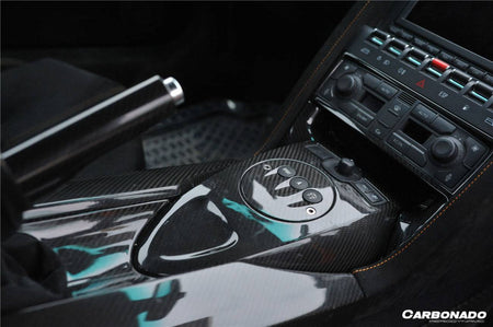 2004-2014 Lamborghini Gallardo LP540/LP550/LP560/LP570 OEM Style Carbon Fiber AC Frame Cover - Carbonado Aero