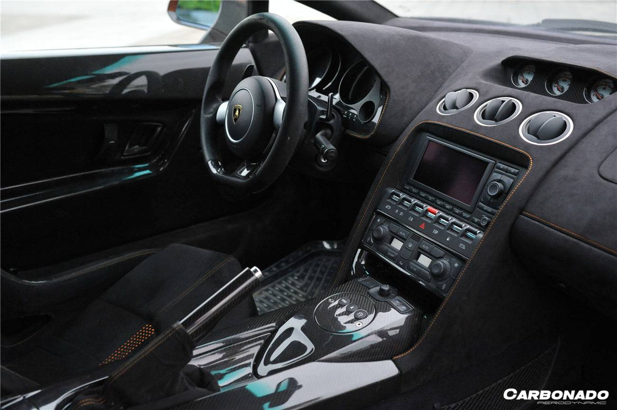 2004-2014 Lamborghini Gallardo LP540/LP550/LP560/LP570 OEM Style Carbon Fiber AC Frame Cover - Carbonado Aero