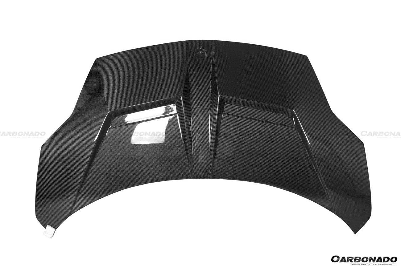 2009-2014 Lamborghini Gallardo IRON Style Hood - Carbonado Aero