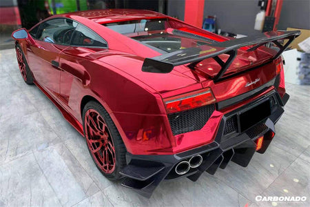 2009-2014 Lamborghini Gallardo BKSS Style Rear Bumper - Carbonado Aero