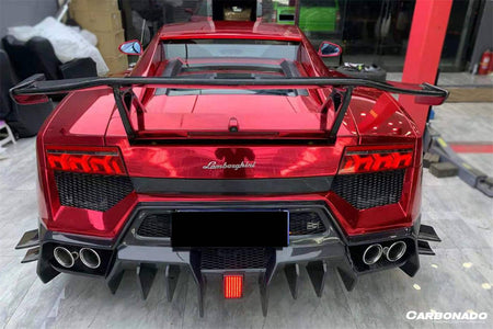 2009-2014 Lamborghini Gallardo BKSS Style Rear Bumper - Carbonado Aero