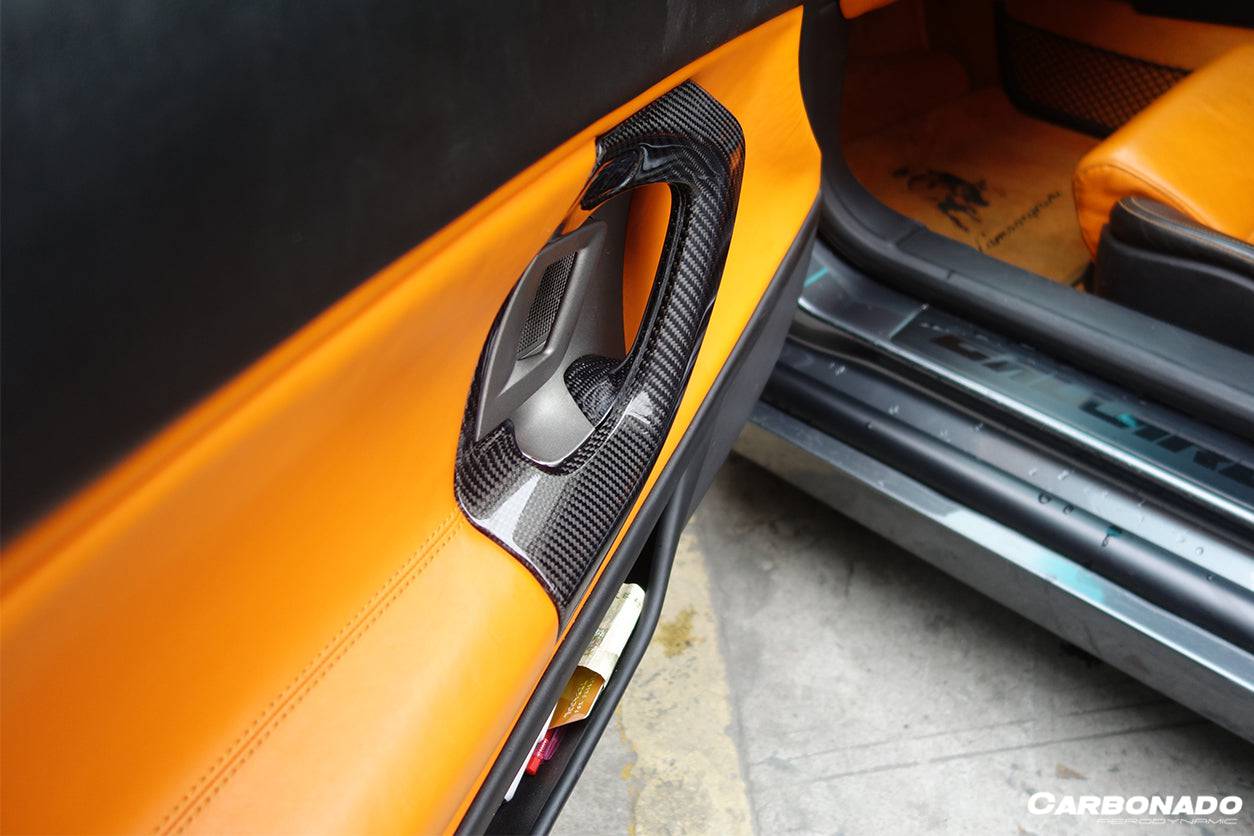 2004-2014 Lamborghini Gallardo OEM Style Carbon Fiber Door Handles ...