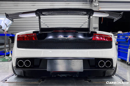 2004-2014 Lamborghini Gallardo STO Style Carbon Fiber Trunk Spoiler - Carbonado Aero