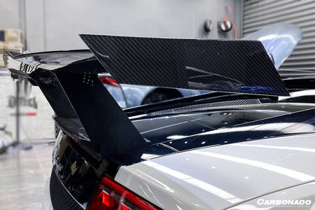 2004-2014 Lamborghini Gallardo STO Style Carbon Fiber Trunk Spoiler - Carbonado Aero