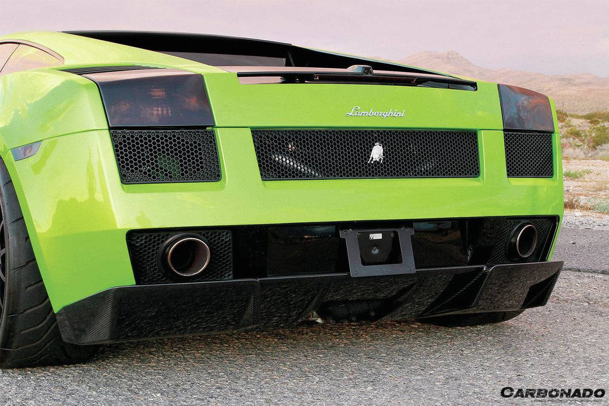 2004-2008 Lamborghini Gallardo OEM Style Carbon Fiber Rear Diffuser - Carbonado Aero