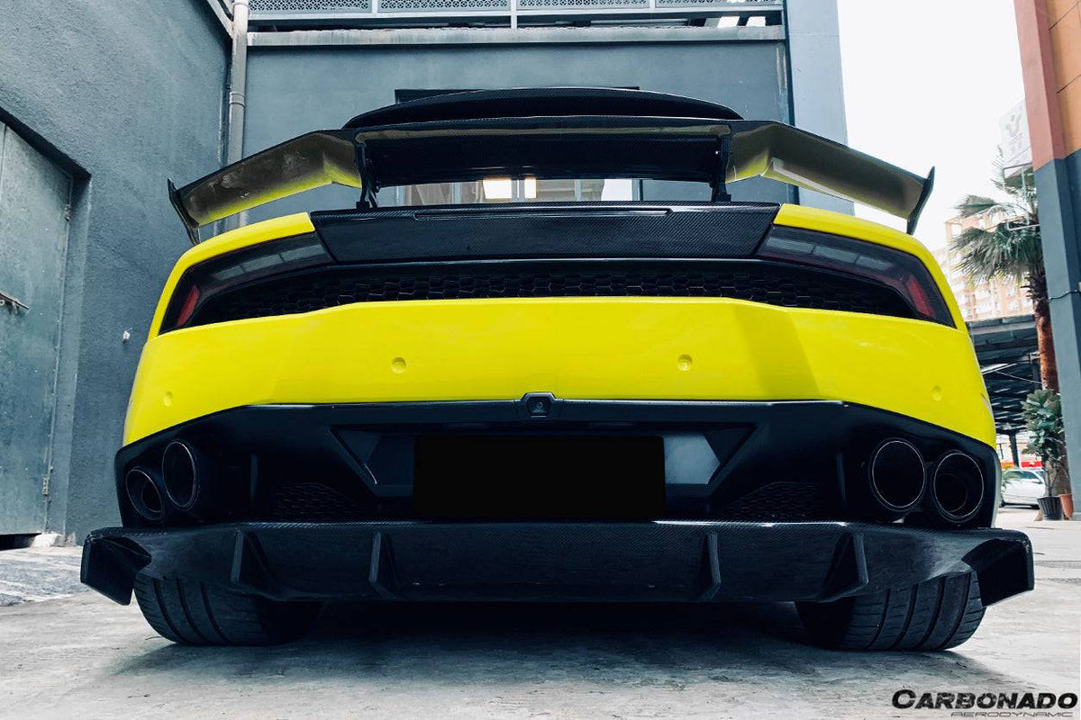 2015-2020 Lamborghini Huracan LP610 DC Style Rear Diffuser - Carbonado Aero