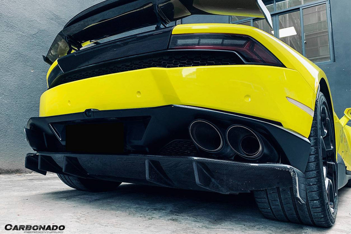 2015-2020 Lamborghini Huracan LP610 DC Style Rear Diffuser - Carbonado Aero