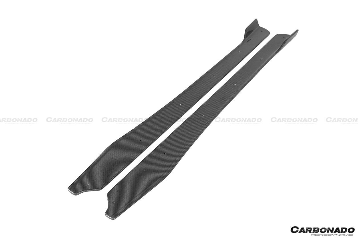 2015-2020 Lamborghini Huracan LP610/LP580 DE Style Side Skirts - Carbonado Aero