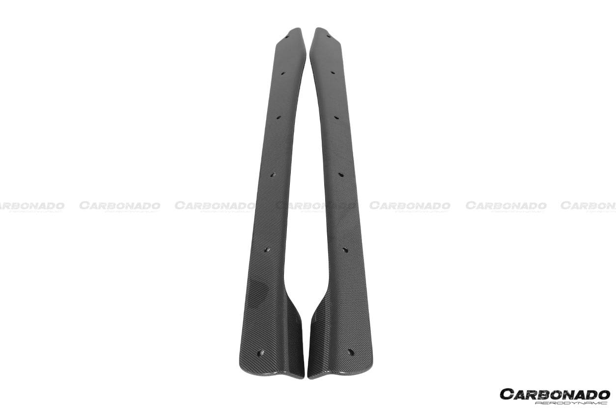 2015-2020 Lamborghini Huracan LP610/LP580 DE Style Side Skirts - Carbonado Aero