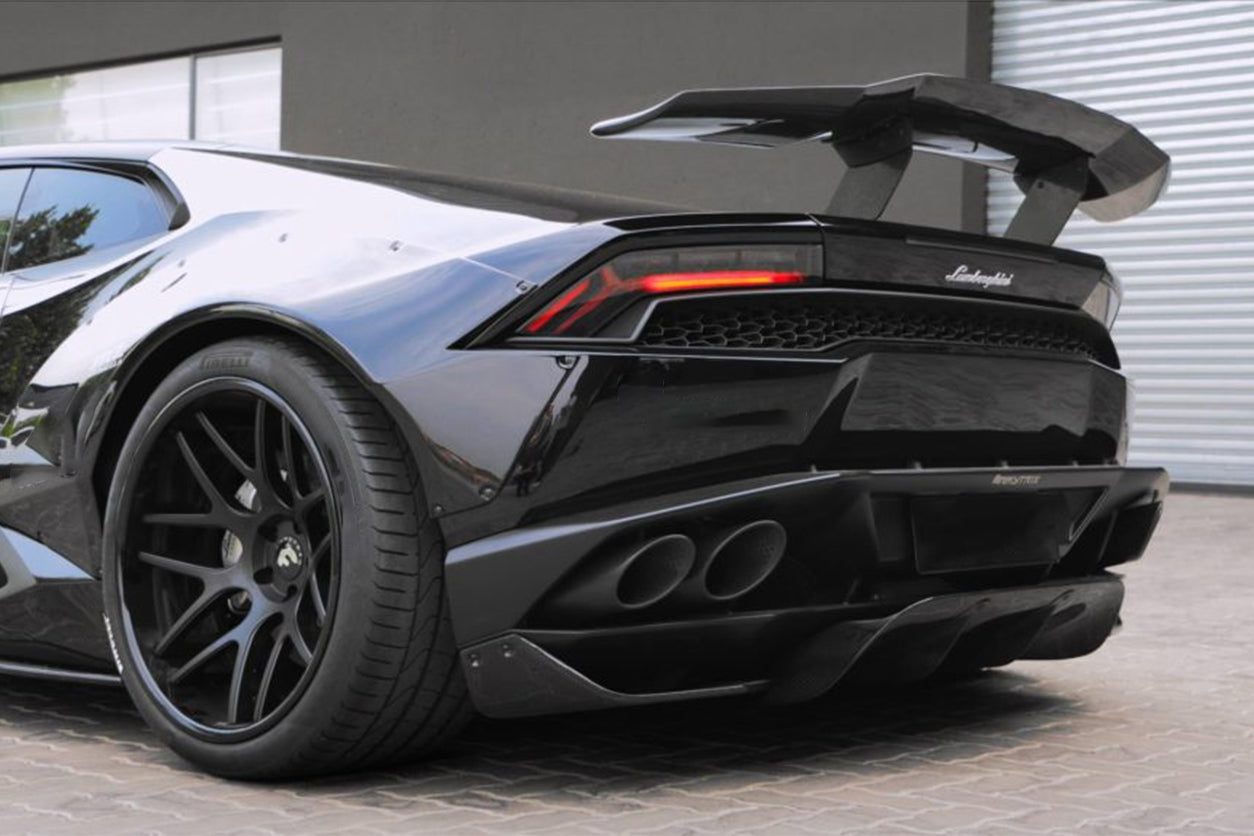 2015-2020 Lamborghini Huracan LP610 DE Style Rear Diffuser - Carbonado Aero