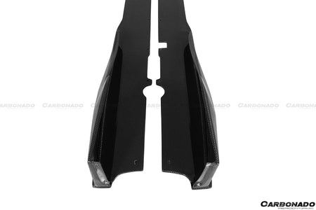 2015-2020 Lamborghini Huracan LP610/LP580 MD Style Carbon Fiber Side Skirts - Carbonado Aero