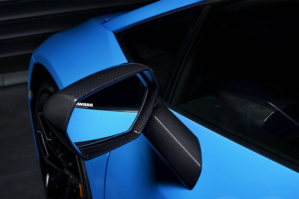 2015-2025 Lamborghini Huracan LP610 & LP580 & EVO & STO & PERFORMANTE Autoclave Carbon Fiber Mirror Housing Repalcement - Carbonado