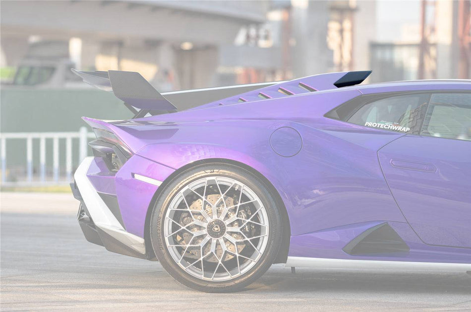 2021-2024 Lamborghini Huracan STO Dry Carbon Fiber Engine Room Vent - Carbonado