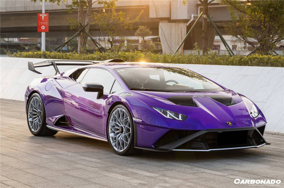 2021-2024 Lamborghini Huracan STO Dry Carbon Fiber Engine Room Vent - Carbonado