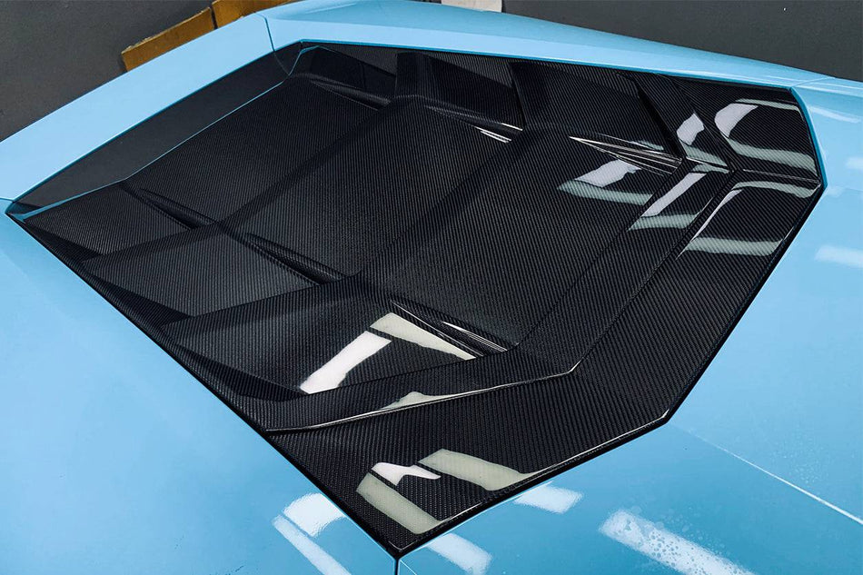 2015-2021 Lamborghini Huracan LP610/LP580 OEM Style Carbon Fiber Engine Trunk - Carbonado