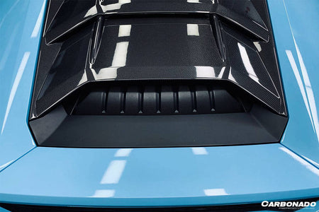 2015-2021 Lamborghini Huracan LP610/LP580 OEM Style Carbon Fiber Engine Trunk - Carbonado Aero
