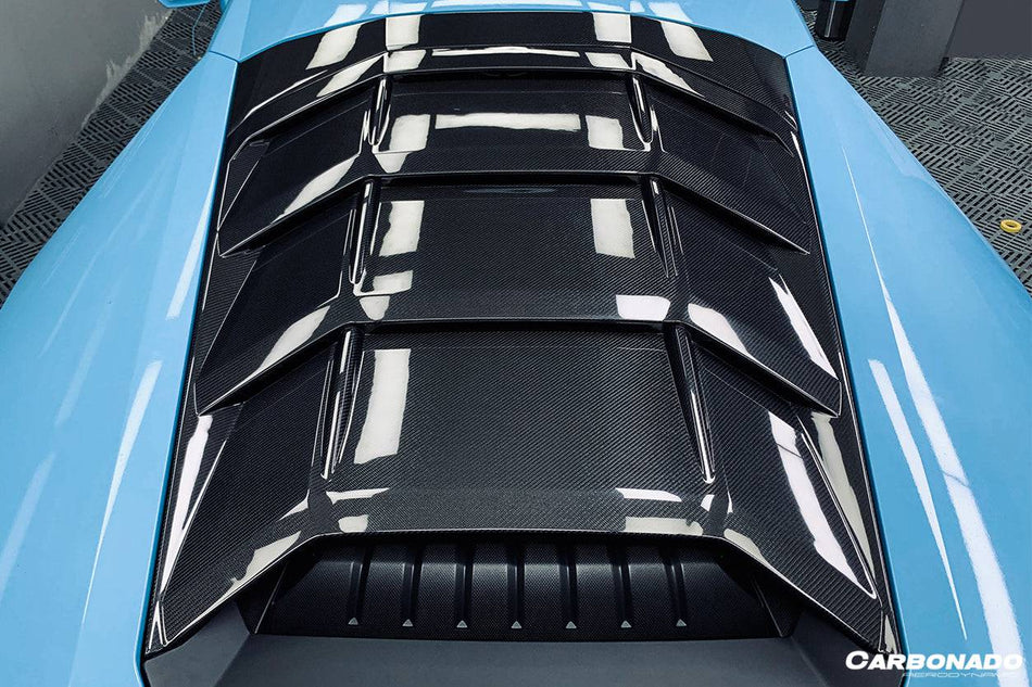2015-2021 Lamborghini Huracan LP610/LP580 OEM Style Carbon Fiber Engine Trunk - Carbonado