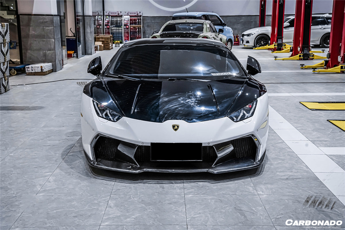 2015-2020 Lamborghini Huracan LP610/LP580 VRS Style Front Bumper - Carbonado Aero