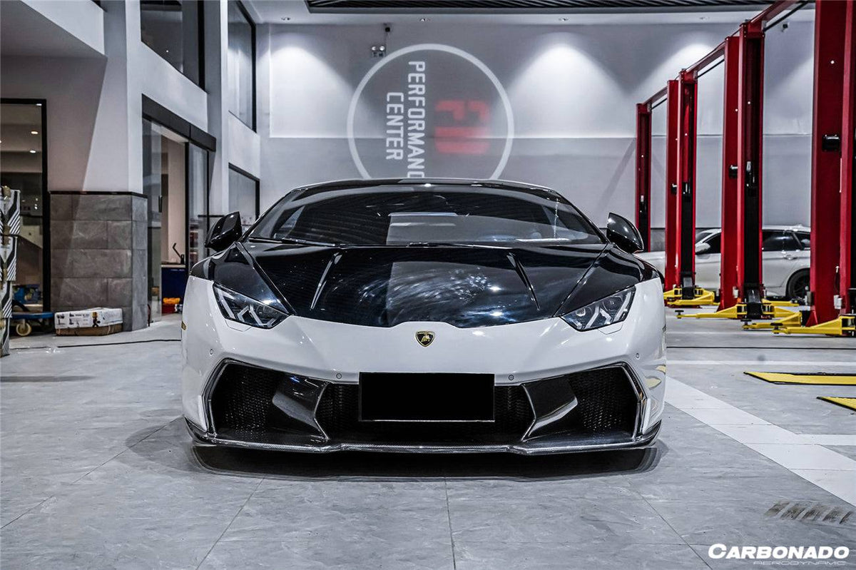 2015-2020 Lamborghini Huracan LP610/LP580 VRS Style Front Bumper - Carbonado Aero