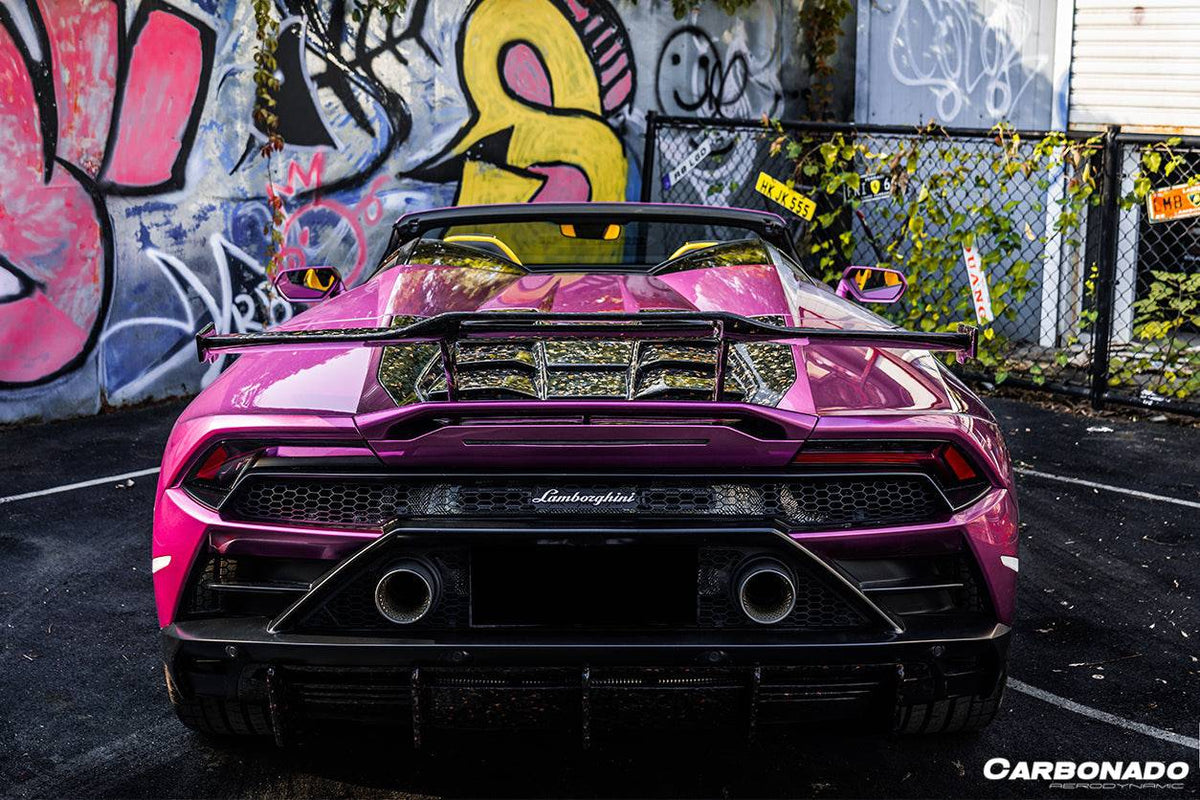 2019-2023 Lamborghini Huracan EVO OD Style Carbon Fiber Wing - Carbonado Aero