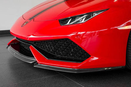 2015-2020 Lamborghini Huracan LP610 VRS Style Carbon Fiber Front Lip - Carbonado