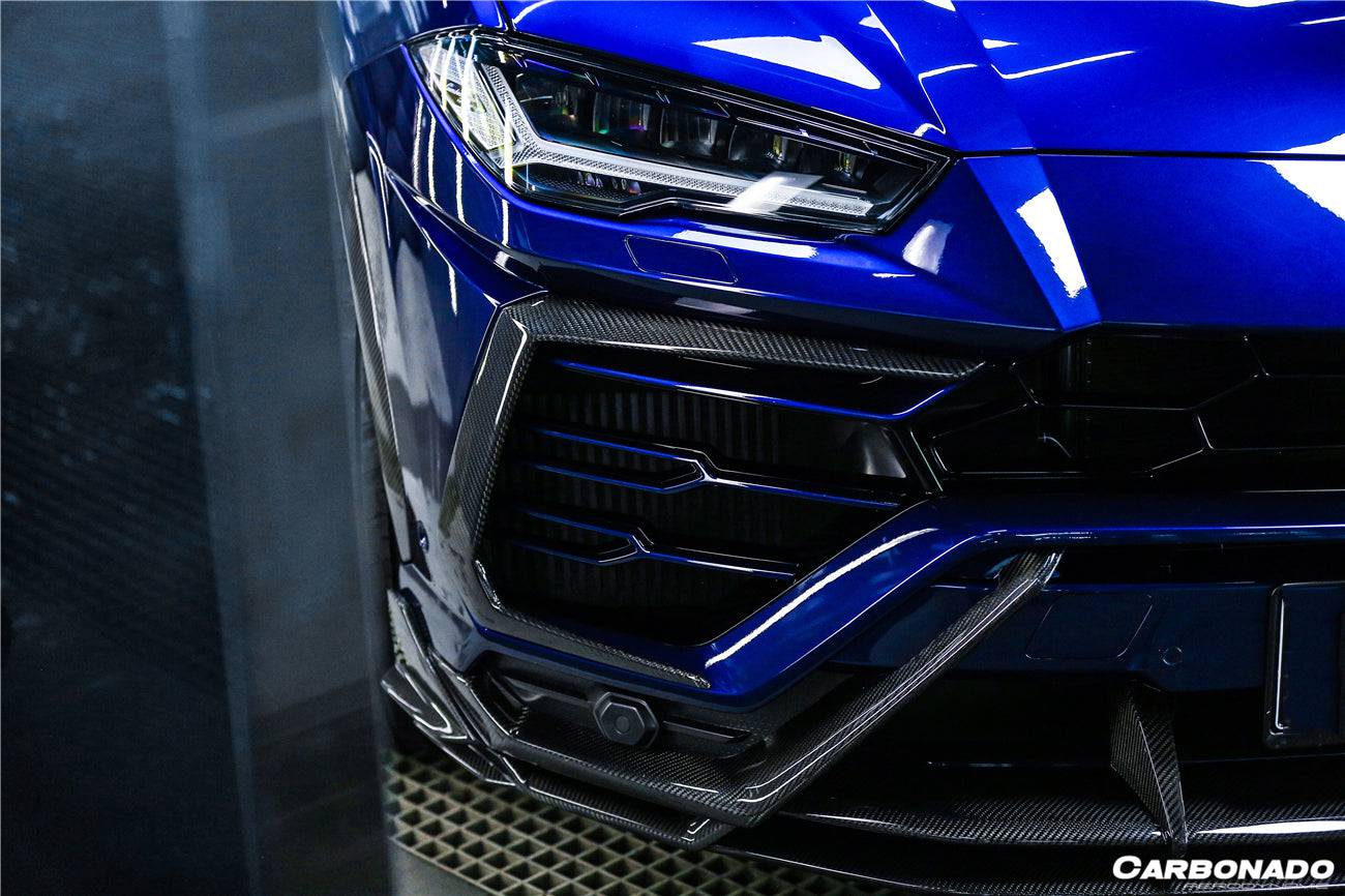 2018-2023 Lamborghini URUS TC Style Dry Carbon Fiber Front Lip Both UP and Down - Carbonado Aero