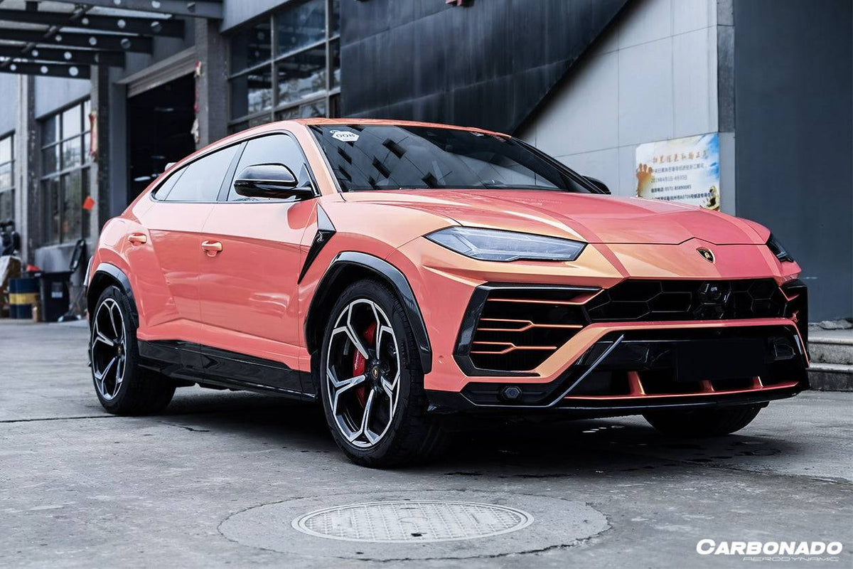 2018-2023 Lamborghini URUS TC Style Dry Carbon Fiber Side Skirts  - Carbonado Aero