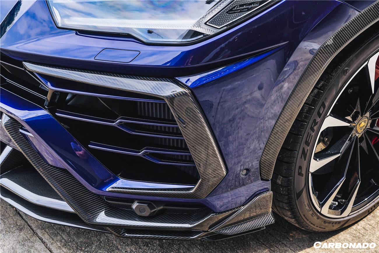 2018-2023 Lamborghini URUS TC Style Dry Carbon Fiber Front Lip Both UP and Down - Carbonado Aero