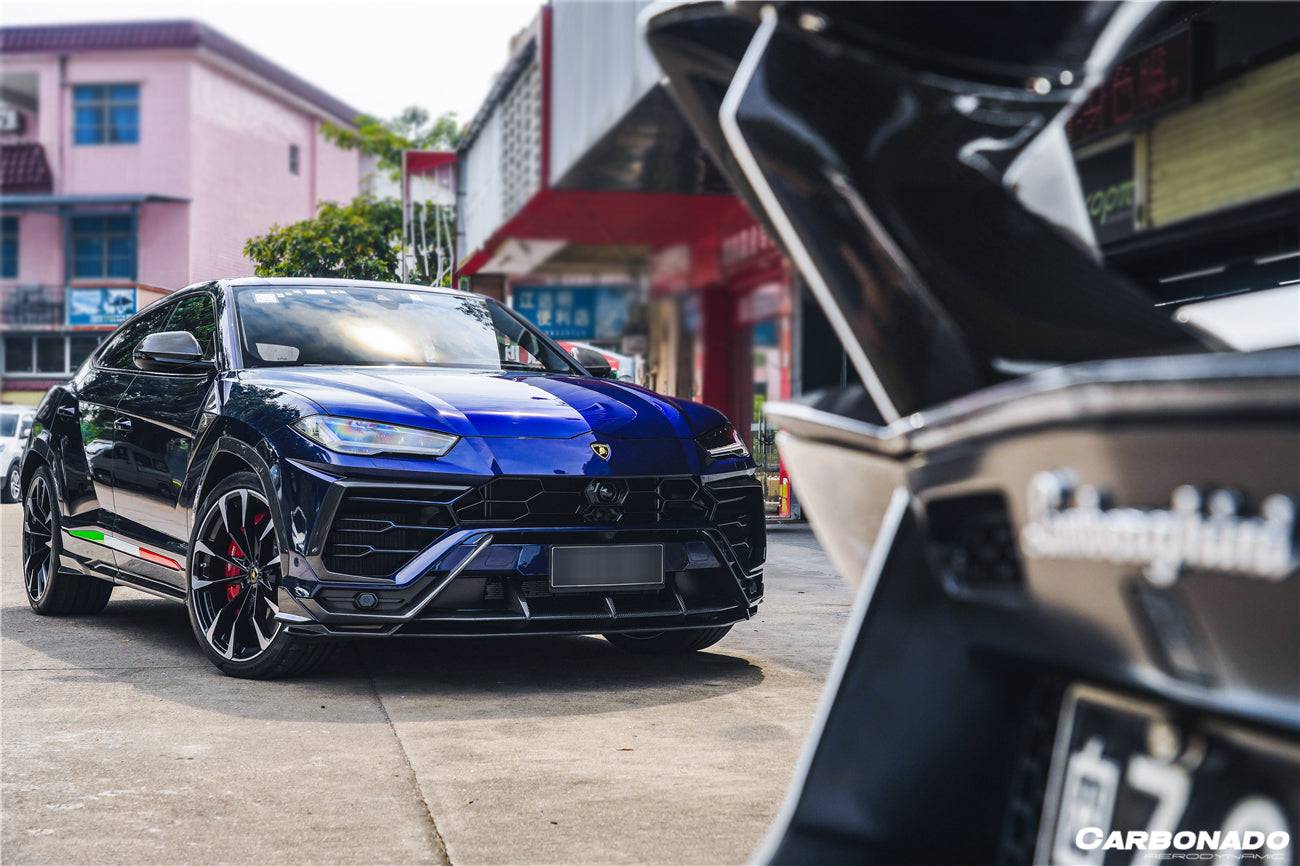 2018-2023 Lamborghini URUS TC Style Dry Carbon Fiber Front Lip Both UP and Down - Carbonado Aero