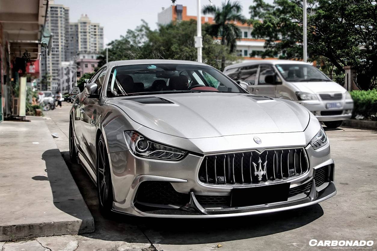 2013-2020 Maserati Ghibli EPC Style carbon fiber Hood - Carbonado