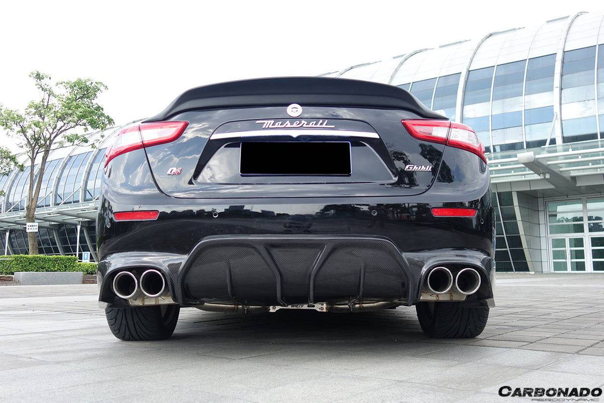 2014-2017 Maserati Ghibli EPC Style Trunk Spoiler - Carbonado Aero
