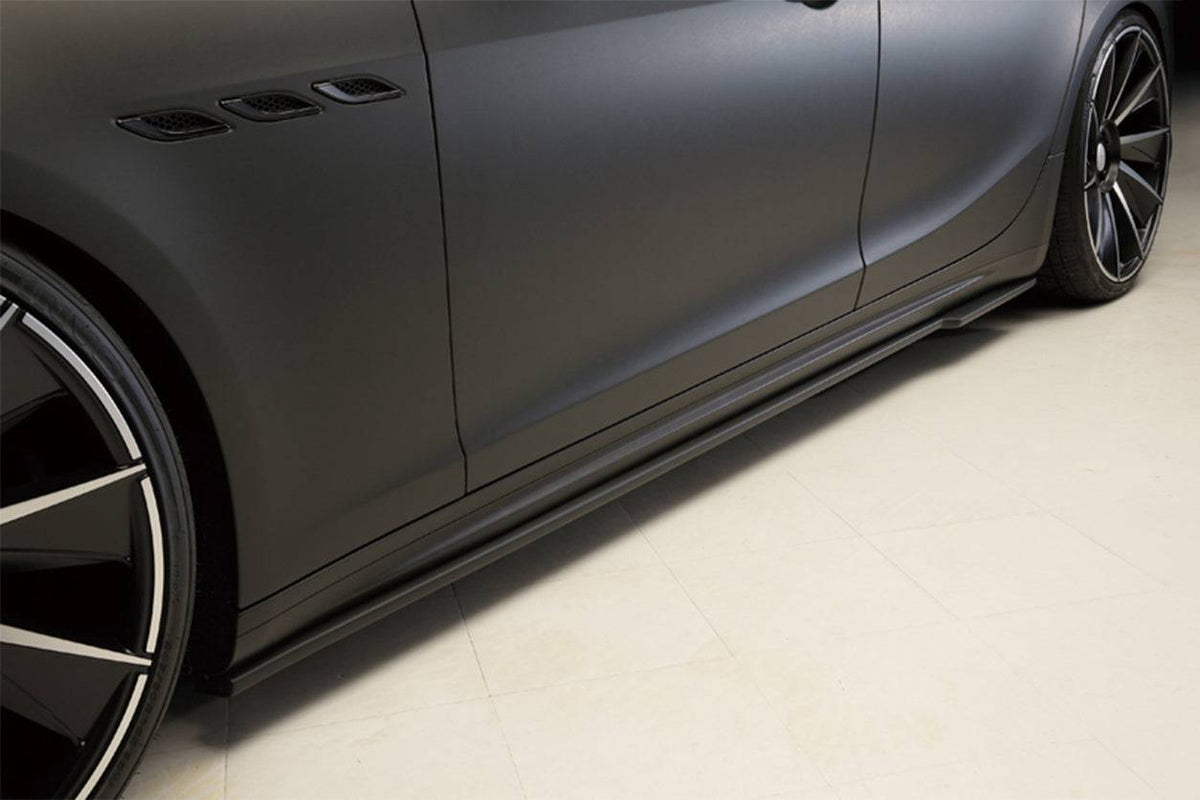 2014-2017 Maserati Ghibli S/Q4 M157 W Style Side Skirts - Carbonado