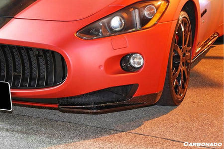 2008-2014 Maserati GranTurismo Sport Carbon Fiber Front Splitter - Carbonado Aero