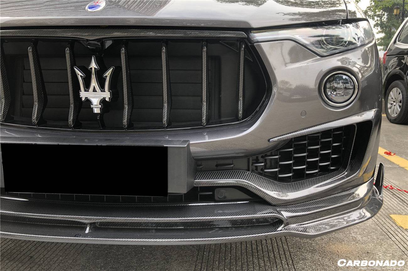 2016-2023 Maserati Levante OD Style Carbon Fiber Front Lip - Carbonado Aero