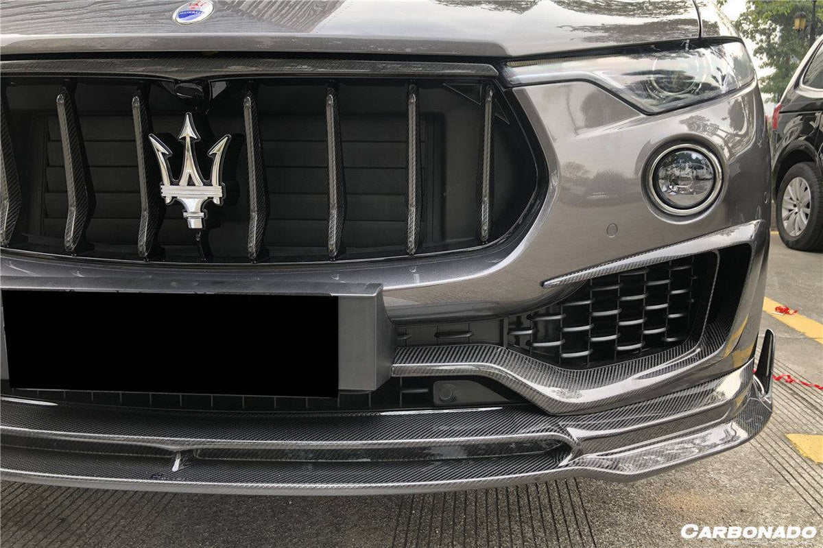 2017-2023 Maserati Levante Modena/GT OD Style Front Bumper Vents Trims - Carbonado Aero