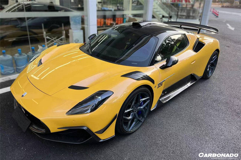 2020-2024 Maserati MC20 Dry Carbon Fiber Mirror Housing - Carbonado Aero