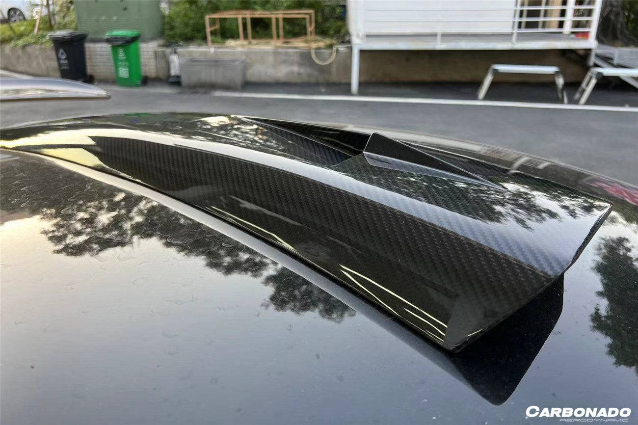 2020-2024 Maserati MC20 SVD Style Dry Carbon Fiber Roof Scoop - Carbonado Aero