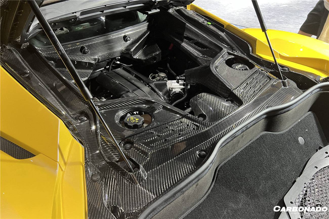 2020-2024 Maserati MC20 Dry Carbon Fiber Engine Cover Replacement - Carbonado Aero