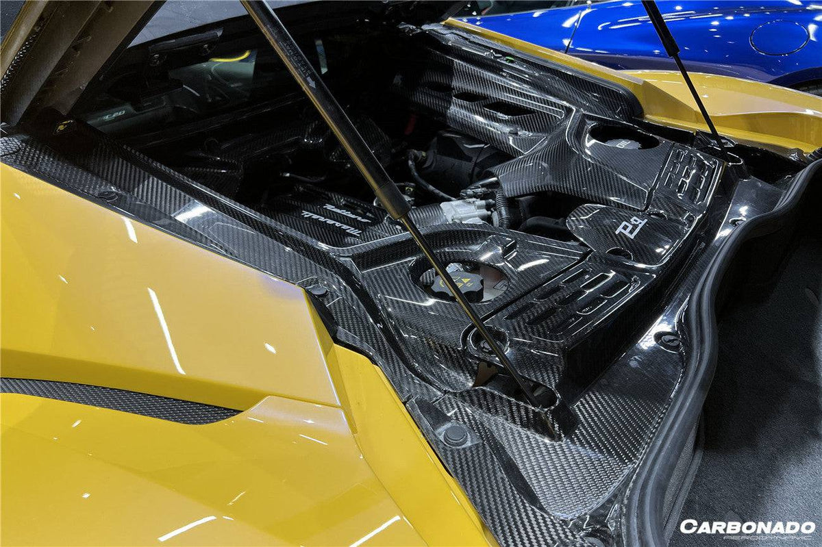 2020-2024 Maserati MC20 Dry Carbon Fiber Engine Bay Room Interior - Carbonado Aero