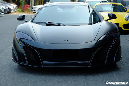 2011-2014 McLaren MP4 12C 675LT Style Part Carbon Fiber Front Bumper And Fender - Carbonado Aero