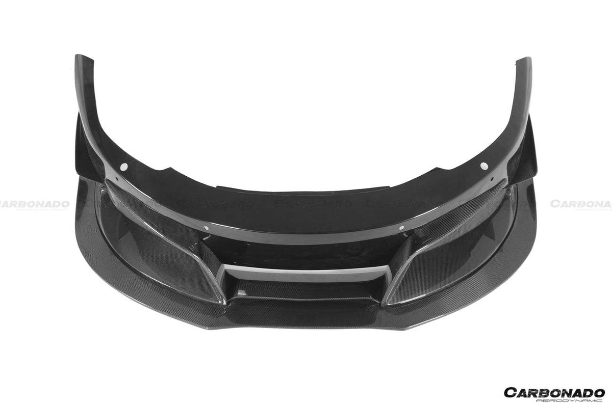 2011-2014 McLaren MP4 12C Rebel Performance Style Front Bumper w/ Lip - Carbonado Aero