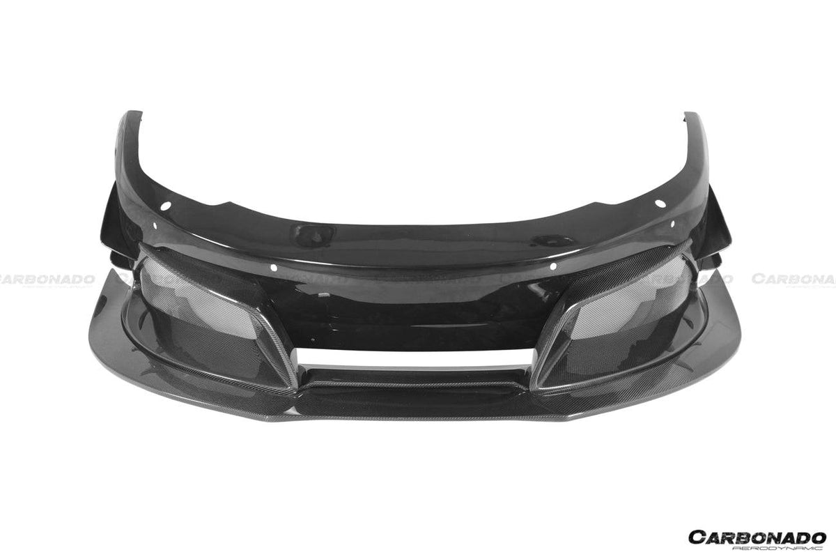 2011-2014 McLaren MP4 12C Rebel Performance Style Front Bumper w/ Lip - Carbonado Aero