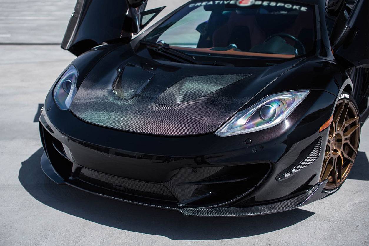 2011-2015 McLaren MP4 12C RZS Style Front Bumper - Carbonado