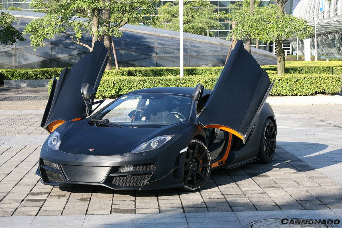 2011-2017 McLaren 650S/MP4 12C BKSS Style Carbon Fiber Canards - Carbonado Aero