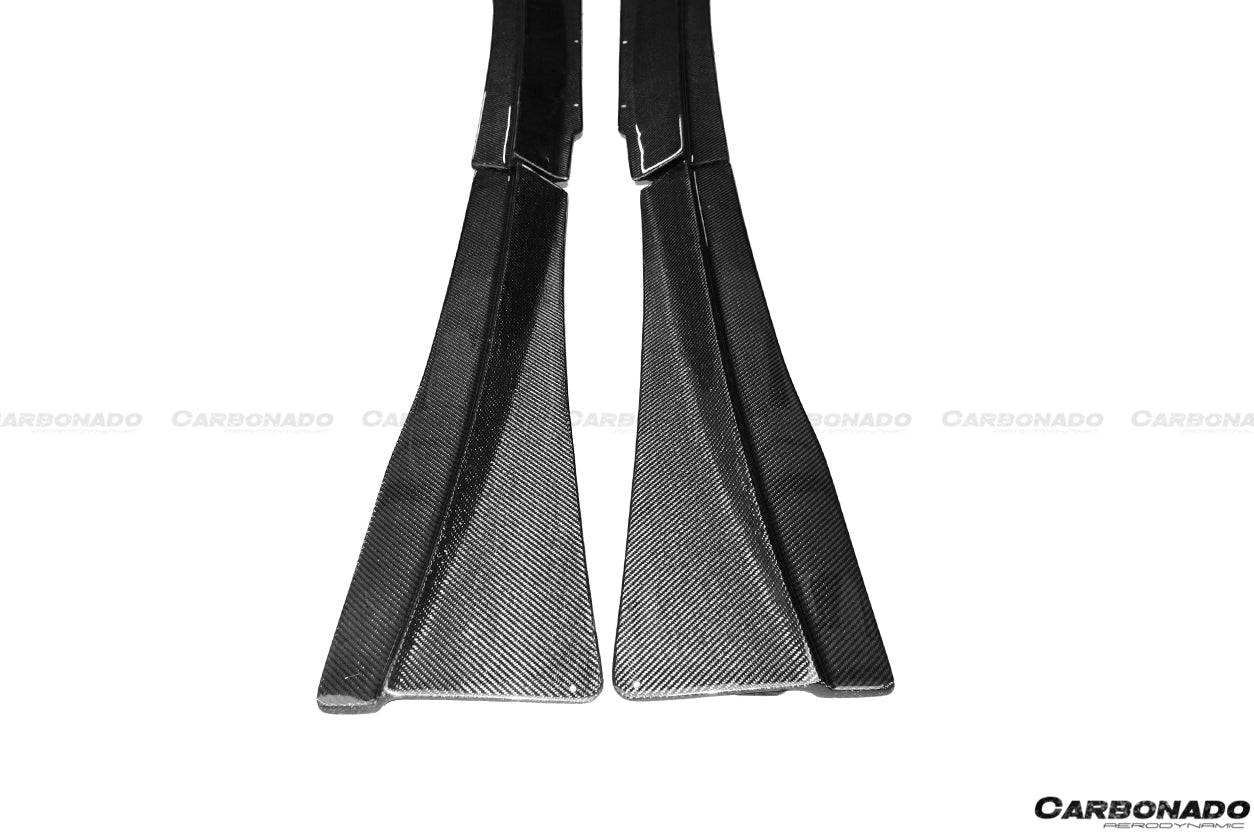 2011-2015 McLaren MP4 12C/650S RZS Style Side Skirts - Carbonado Aero
