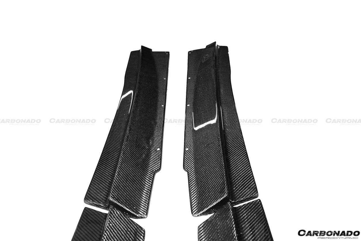 2011-2015 McLaren MP4 12C/650S RZS Style Side Skirts - Carbonado Aero