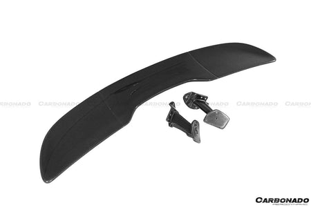 2015-2020 McLaren 540C/570S/570GT 600LT-Style Part Carbon Fiber Rear Bumper with Diffuser and Trunk Spoiler and Engine Trunk and Exhaust - Carbonado Aero