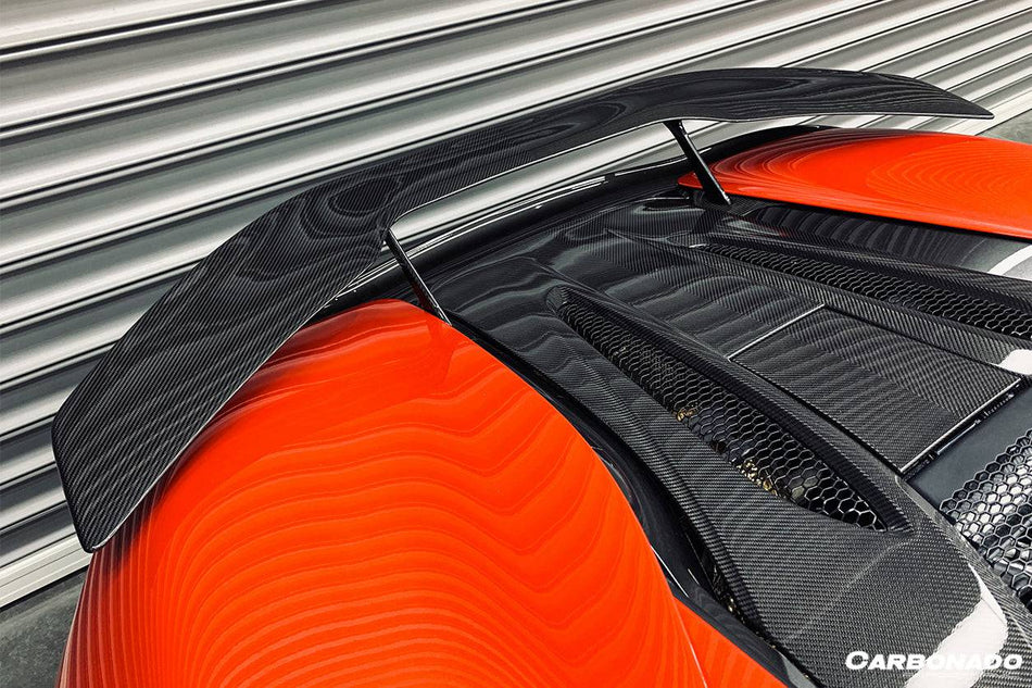 2015-2020 McLaren 540C/570S Coupe Autoclave OEM Style Dry Carbon Fiber Rear Engine Trunk Replacement - Carbonado