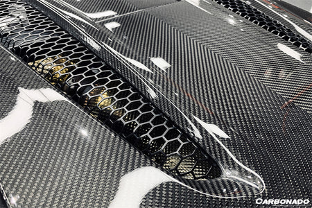 2015-2020 McLaren 540c/570s Coupe Autoclave OEM Style Dry Carbon Fiber Rear Engine Trunk Replacement - Carbonado Aero