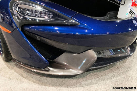 2015-2020 McLaren 540c/570s/570gt OEM Style Carbon Fiber Front Bumper Lip - Carbonado Aero